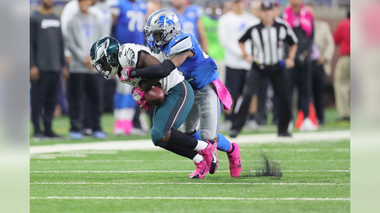 Prater's kick, Slay's pick give Lions 24-23 win over Eagles