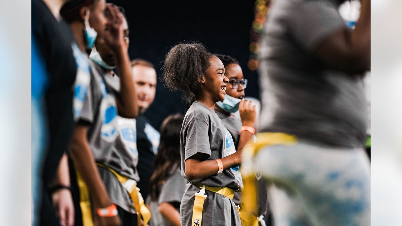 All-Girls Flag Football Clinic at Ford Field