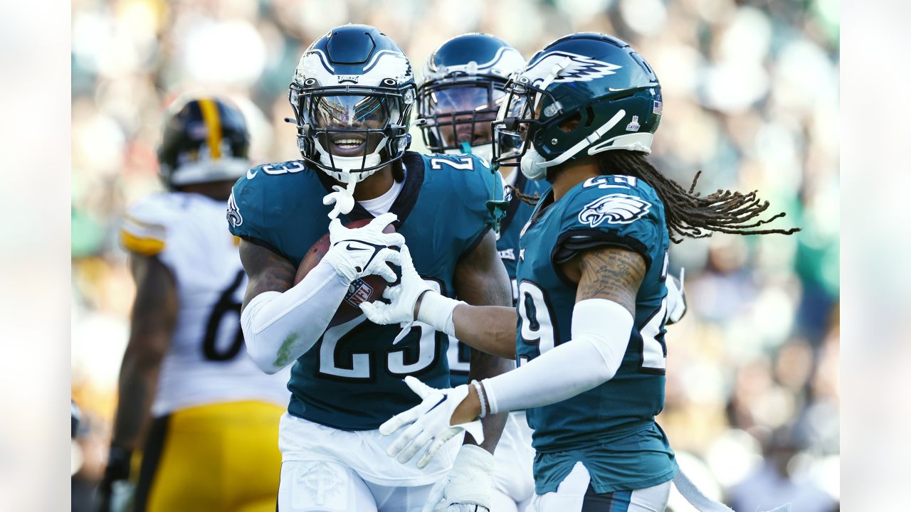 General view during an NFL divisional round playoff football game between  the New York Giants and Philadelphia Eagles, Saturday, Jan. 21, 2023, in  Philadelphia. The Eagles defeated the Giants 38-7.(AP Photo/Rich Schultz