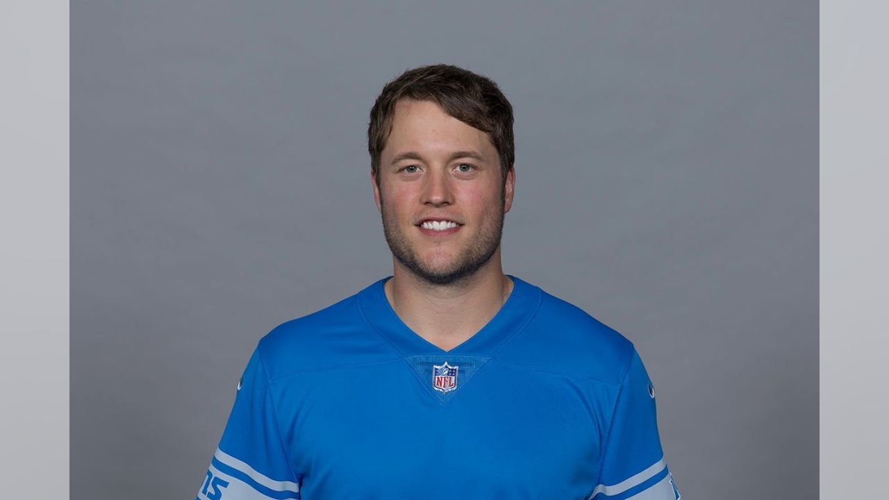 Georgia quarterback Matthew Stafford holds up his Detroit Lions jersey  after he is selected by the Lions as the number 1 overall pick at the 2009  NFL Draft at Radio City Music Hall in New York City on April 25, 2009. (UPI  Photo/John Angelillo Stock Pho