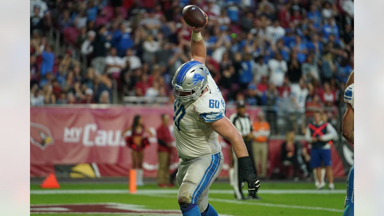 Detroit Lions offensive lineman Graham Glasgow watches during an NFL  football practice in Allen Park, Mich., Wednesday, June 7, 2023. (AP  Photo/Paul Sancya Stock Photo - Alamy