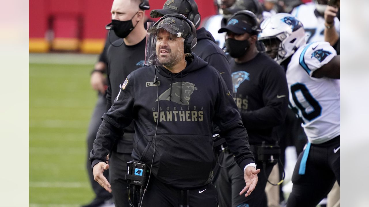 Cornerback Myles Hartsfield of the Carolina Panthers sprints the