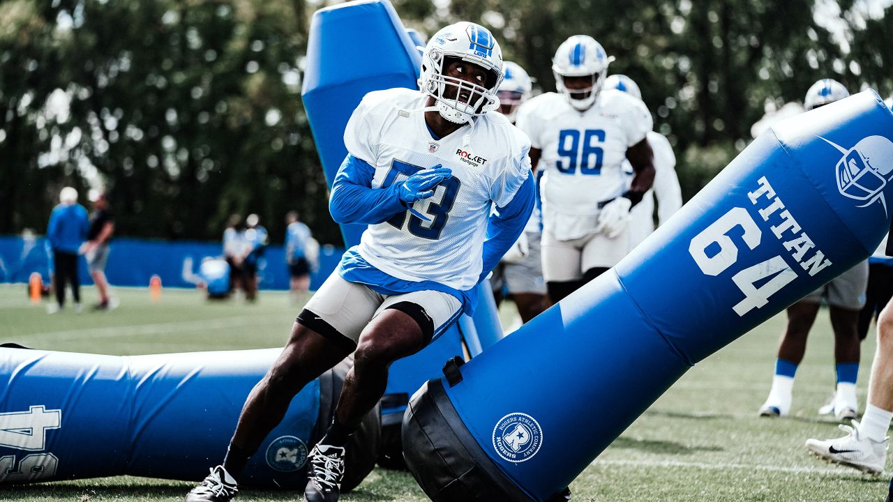 Lions' Jeff Okudah fine after knocking heads with teammate in minicamp 