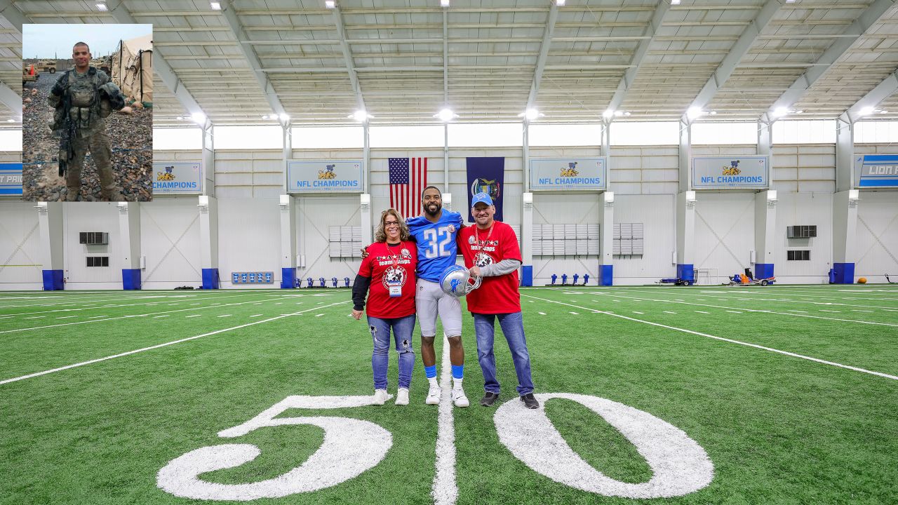 Detroit Lions Represent Fallen Heroes With Taps