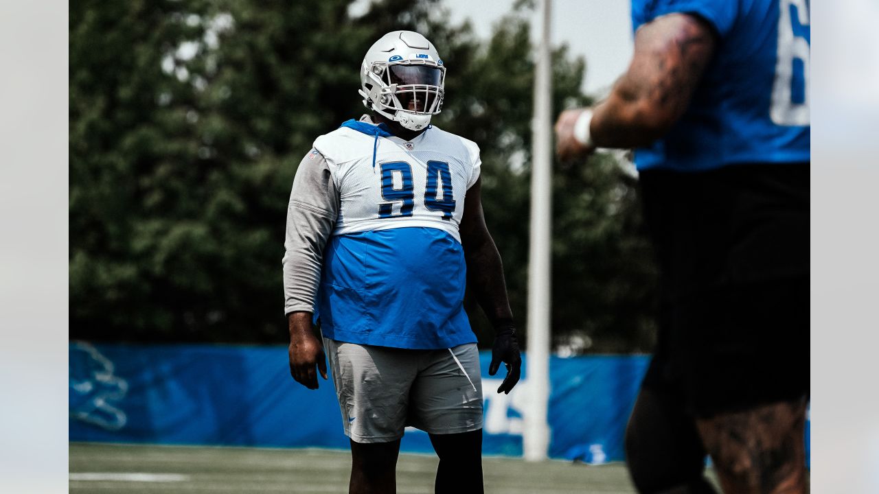 Lions coach Dan Campbell sees potential need for more girth on defensive  line 