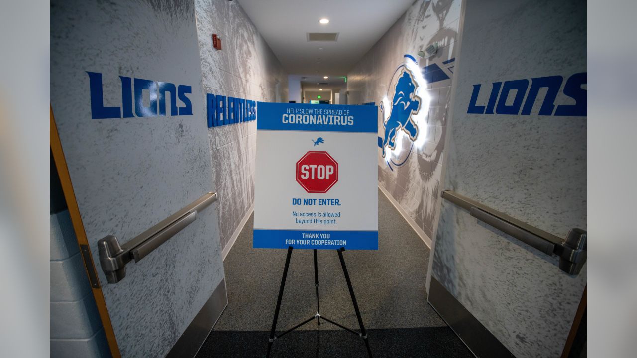 Detroit Lions Practice Facility reopening photos