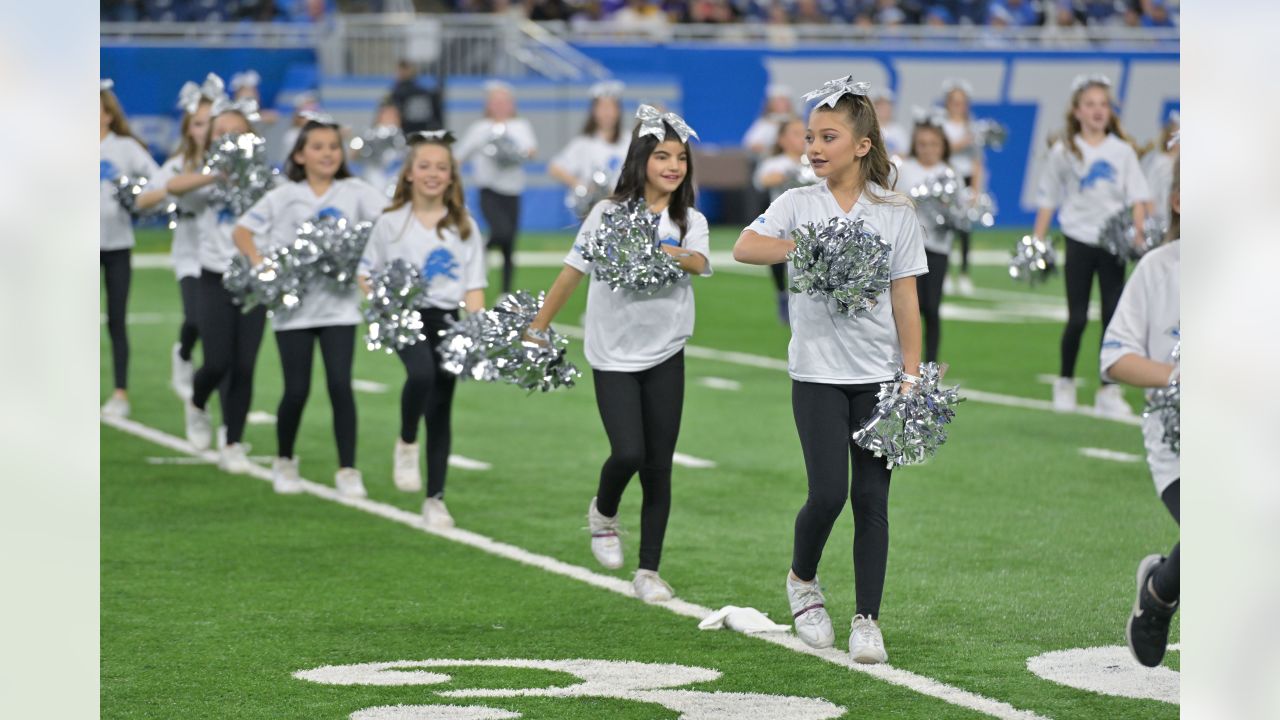 We kicked off the first day of summer with our Junior Detroit Lions  Cheerleaders clinic at Ford Field 