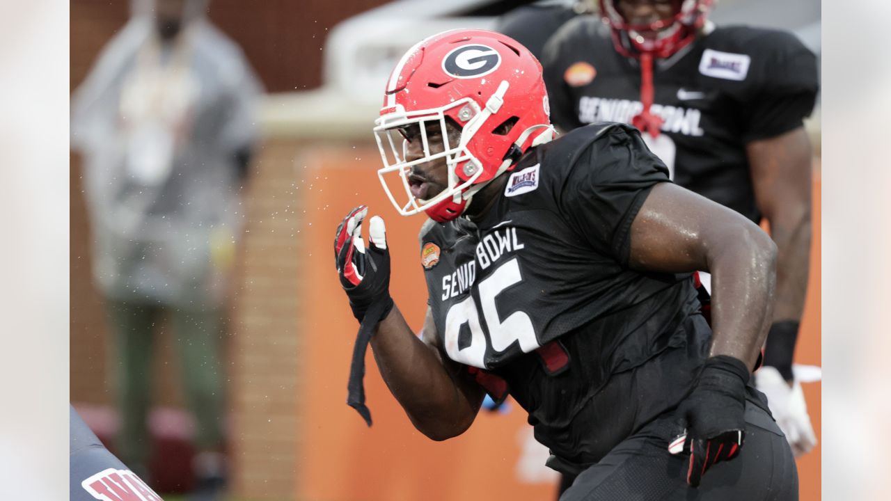 Georgia Bulldogs defensive lineman Devonte Wyatt 2022 NFL Scouting Combine  workout