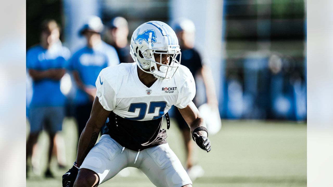 Detroit Lions running back Jonathan Williams (36) walks to a punt return  drill during an NFL football training camp practice at their team  headquarters in Allen Park, Mich., on Wednesday, Aug. 26