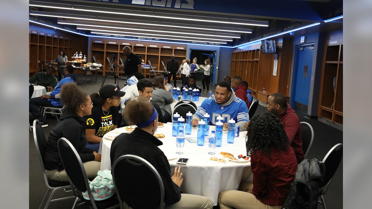 Detroit Lions host 2019 DPS pizza party at Ford Field