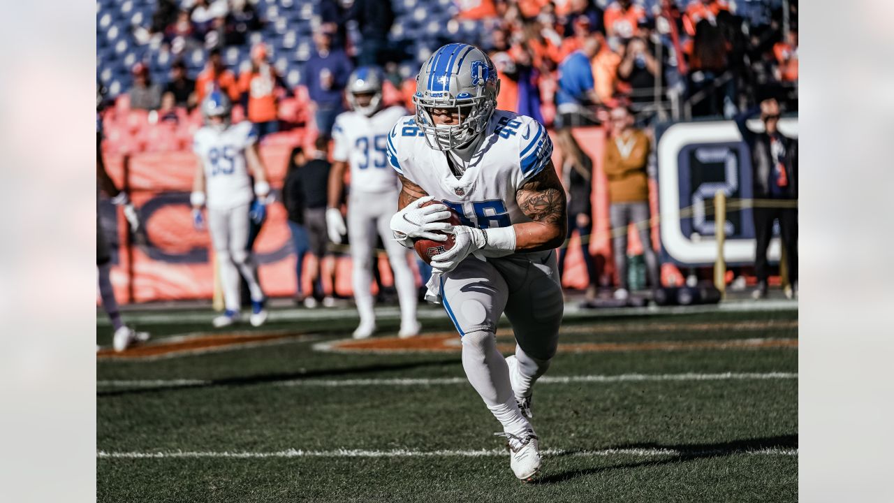 Detroit Lions running back Craig Reynolds (46) rushes against the