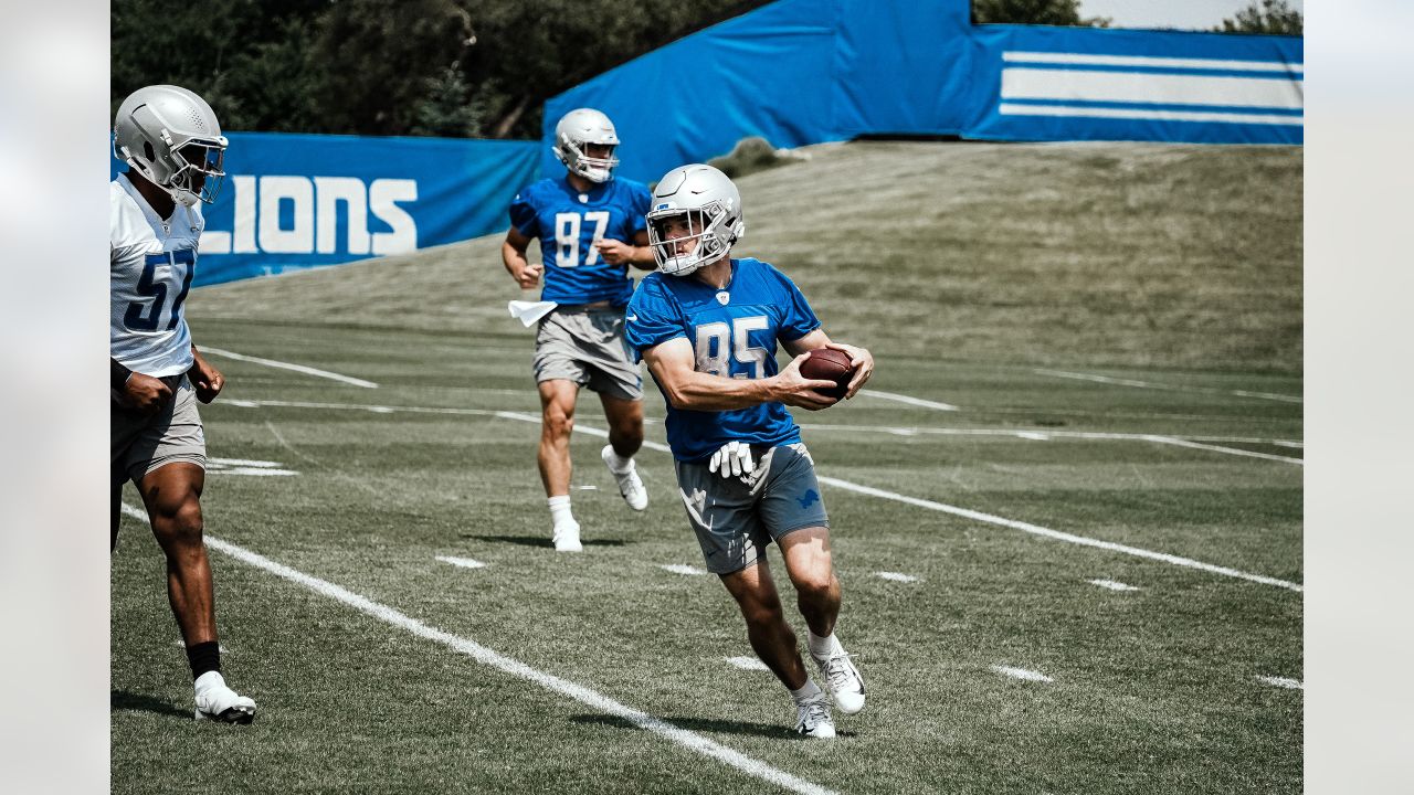 Detroit Lions wide receiver Tom Kennedy (85) in action against the