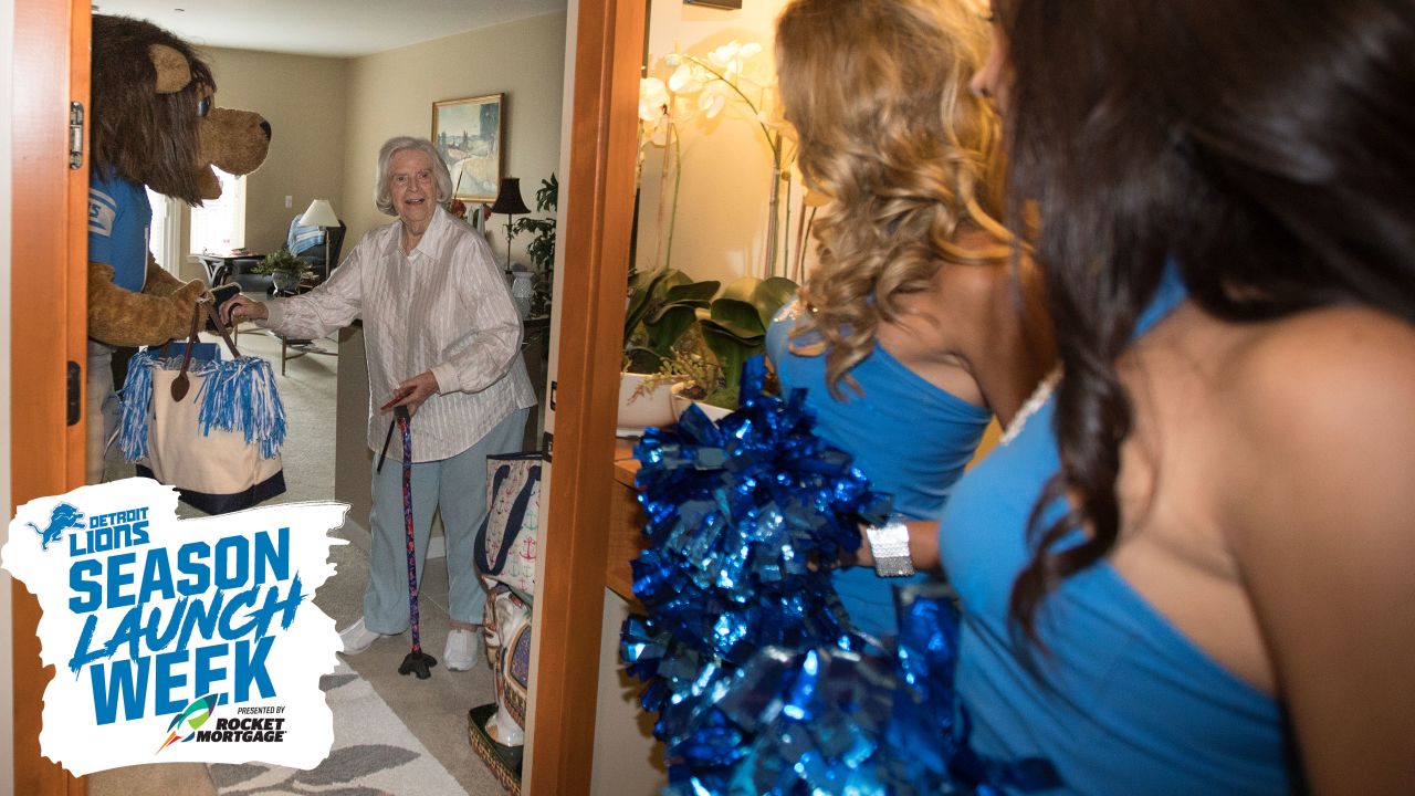 Detroit Lions surprise 94-year-old superfan