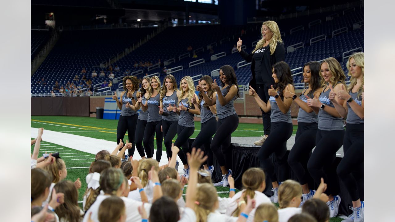 2023 Summer Junior Detroit Lions Cheerleaders clinic