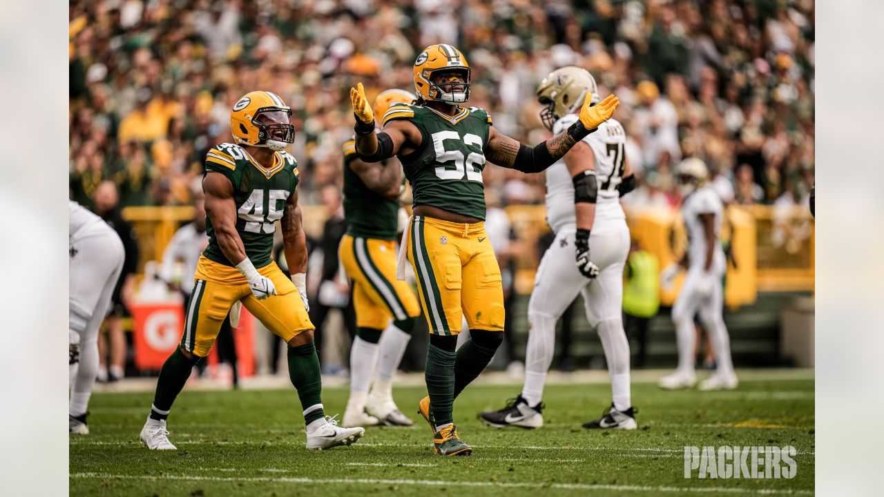 Green Bay Packers vs New Orleans Saints game photos from Lambeau Field