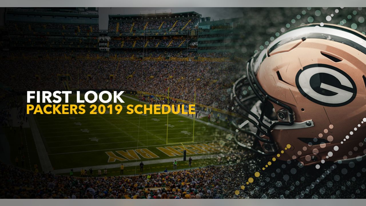 2019 Green Bay Packers Schedule: Downloadable Wallpaper