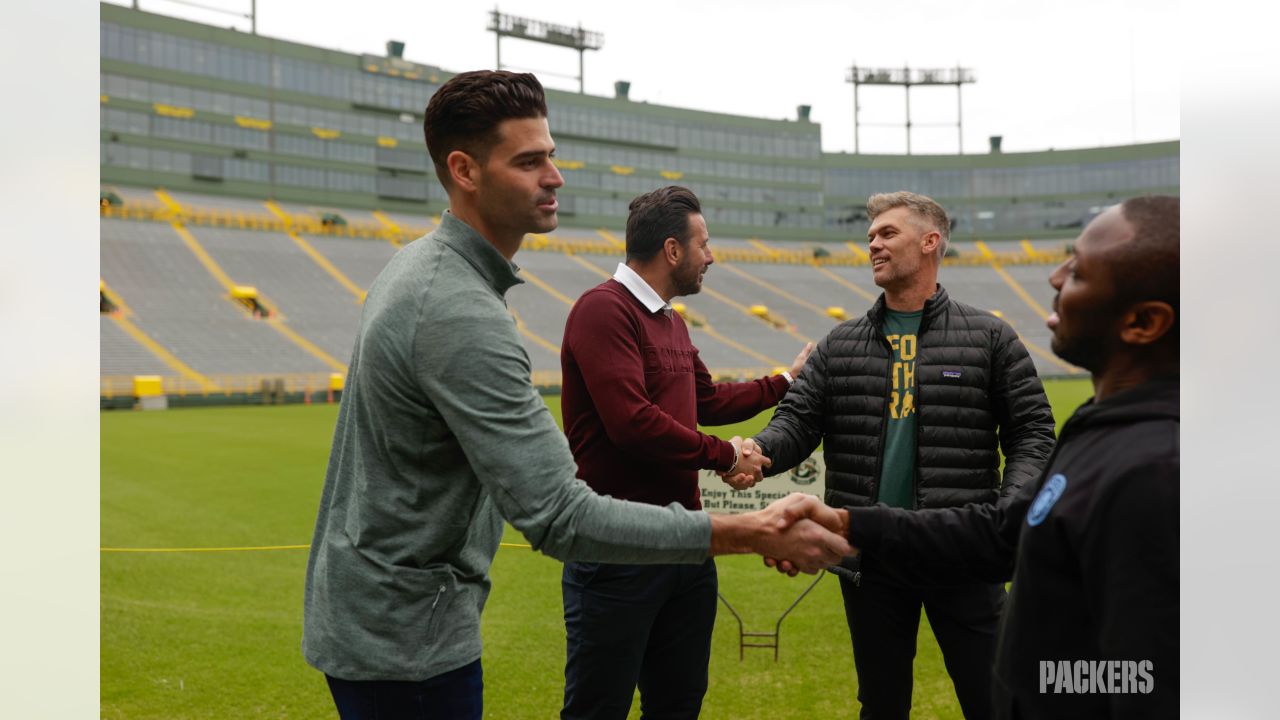 soccer match at lambeau field