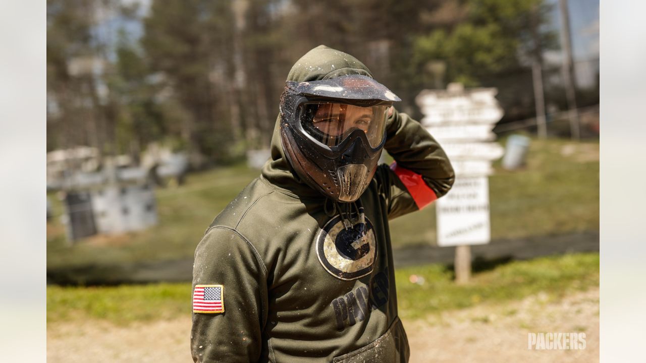 Photos: Packers hit paintball course for team-building exercise