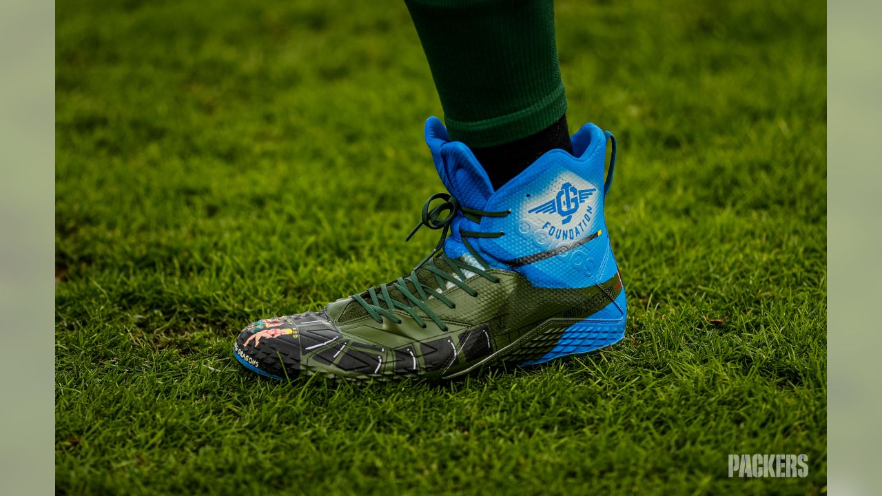 Packers players' 'My Cause My Cleats' shoes in action