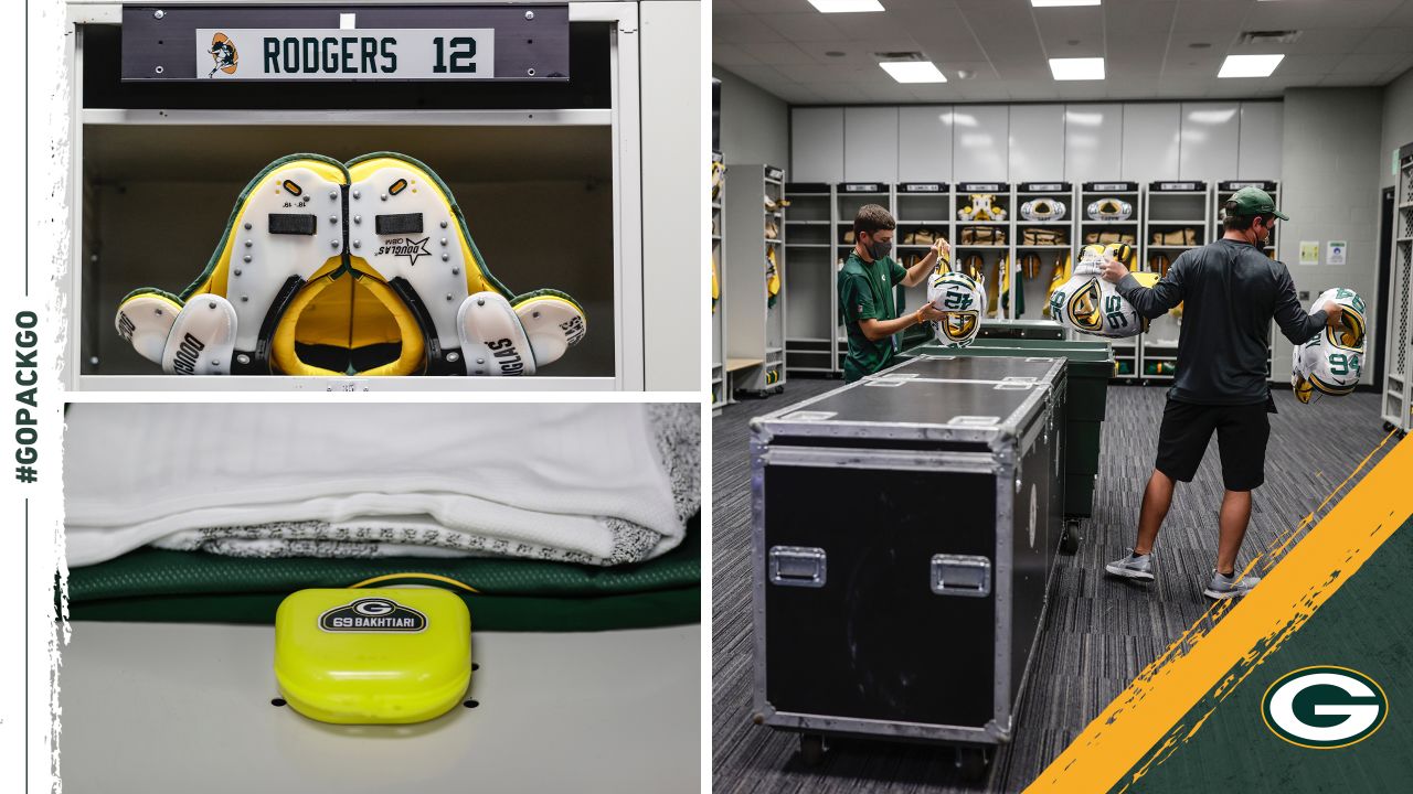 Behind-the-scenes photos of Packers locker room