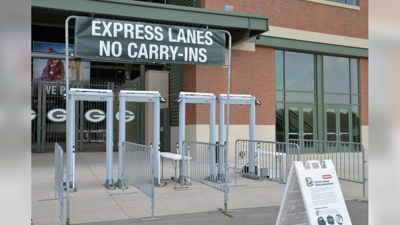 Photos: Walk-through metal detectors ready at Lambeau