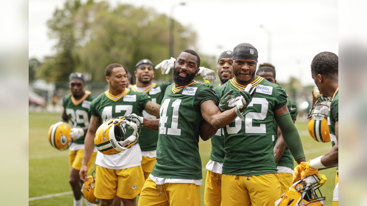 Green Bay Packers hold OTA practice at Clark Hinkle Field