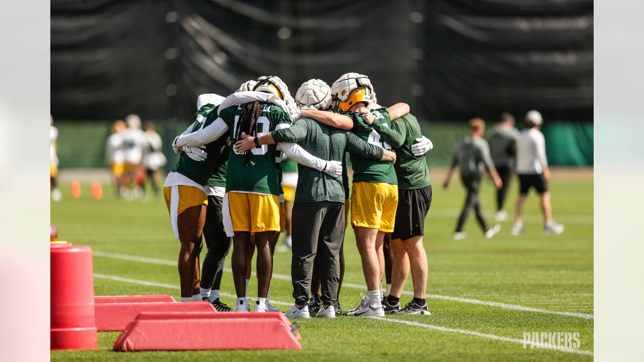 Packers practice at Ray Nitschke Field