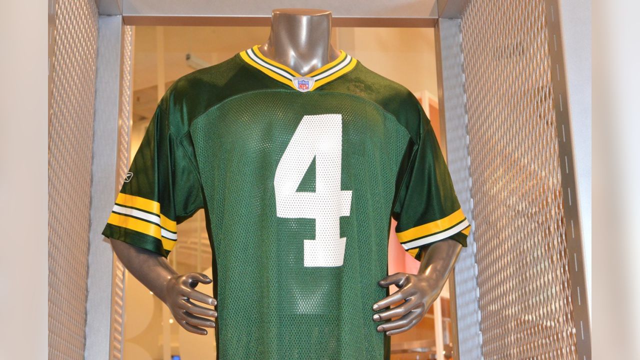 Brett Favre merchandise in the Pro Shop