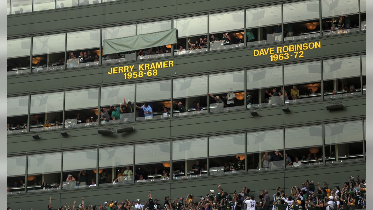 Jerry Kramer's name to be unveiled on Lambeau Field ring of honor