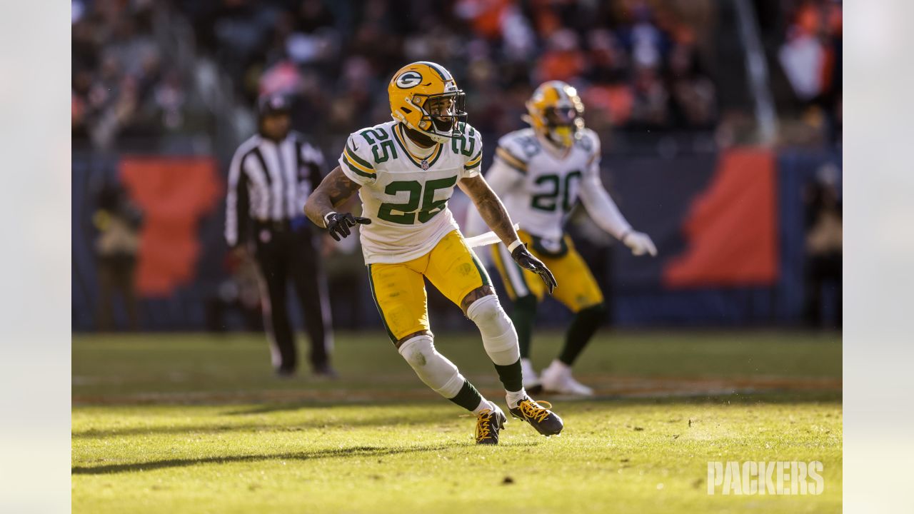 Green Bay Packers Keisean Nixon (25) during an NFL football game Sunday,  Jan. 1, 2023, in Green Bay, Wis. (AP Photo/Mike Roemer Stock Photo - Alamy