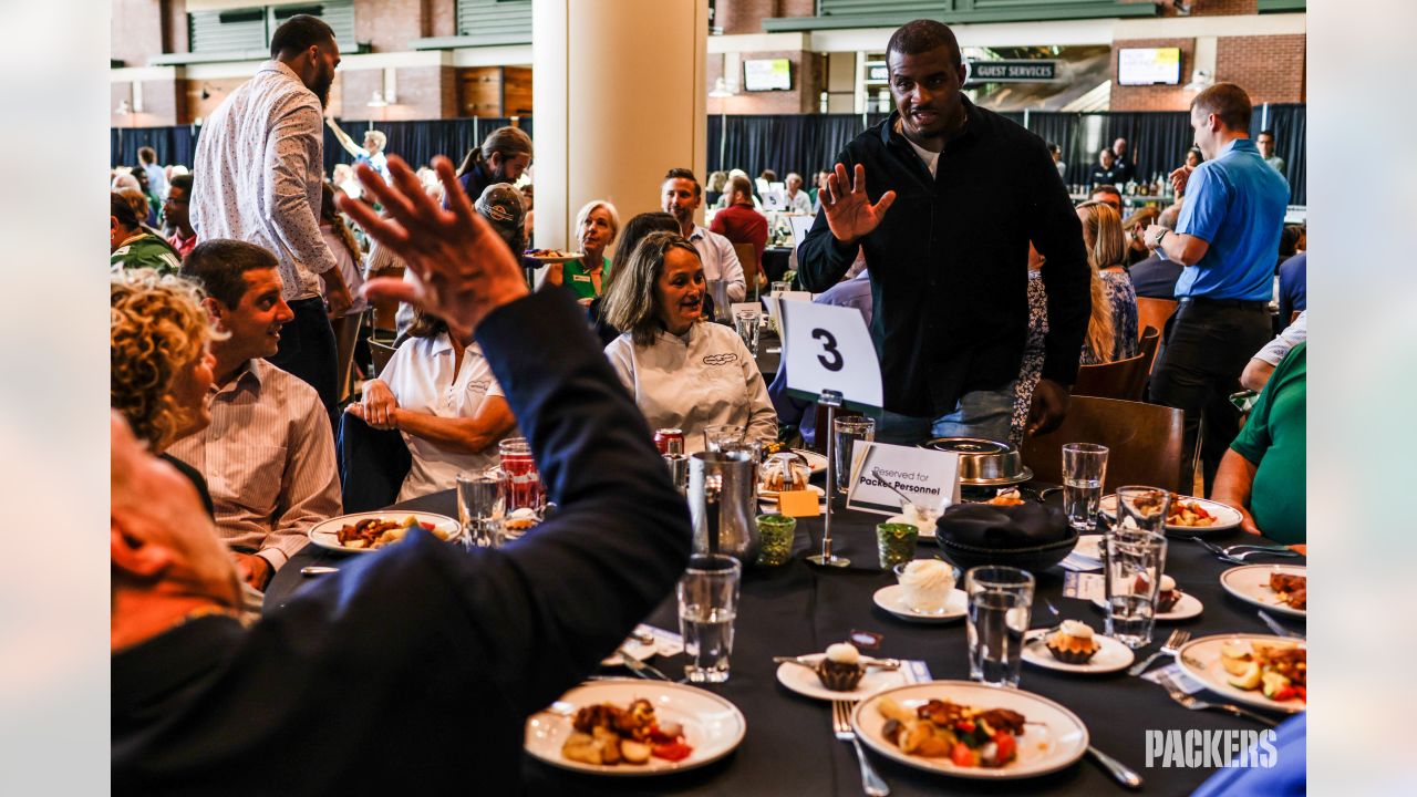 Green Bay Packers - Aaron Rodgers never disappoints with his #Packers  Welcome Back Luncheon look!