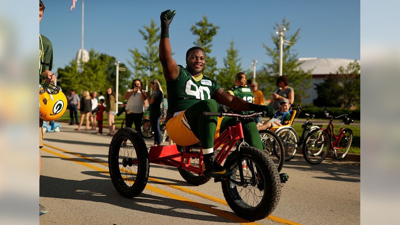 Packers enjoy birthday bike rides