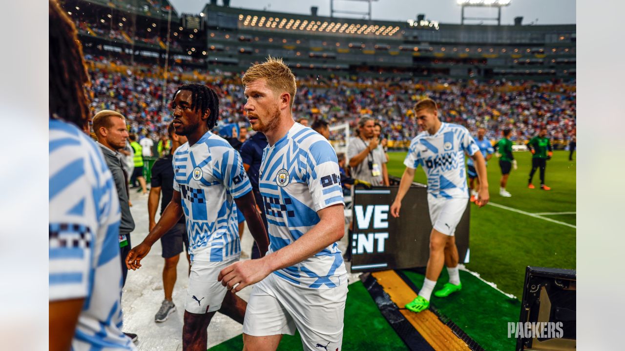 Photos: Lambeau Field hosts first-ever soccer match between FC Bayern  Munich & Manchester City