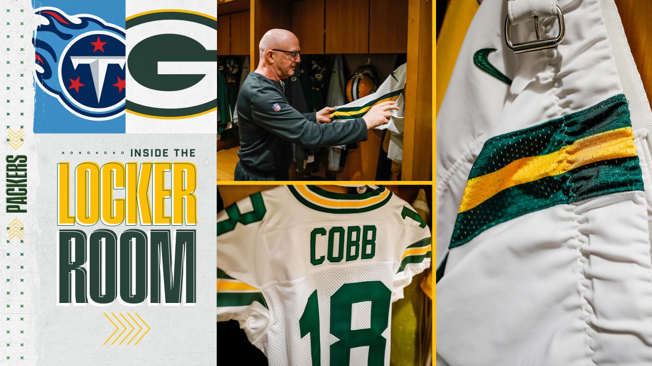 Behind the scenes: Packers' white-out uniforms ready for Titans game