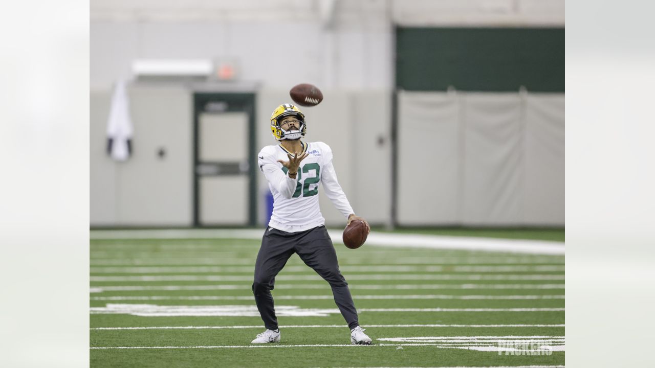 Photos: Packers head inside Don Hutson Center for practice