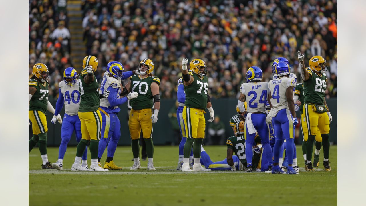 Photo: Los Angeles Rams vs Green Bay Packers in Green Bay - GBA2021011627 