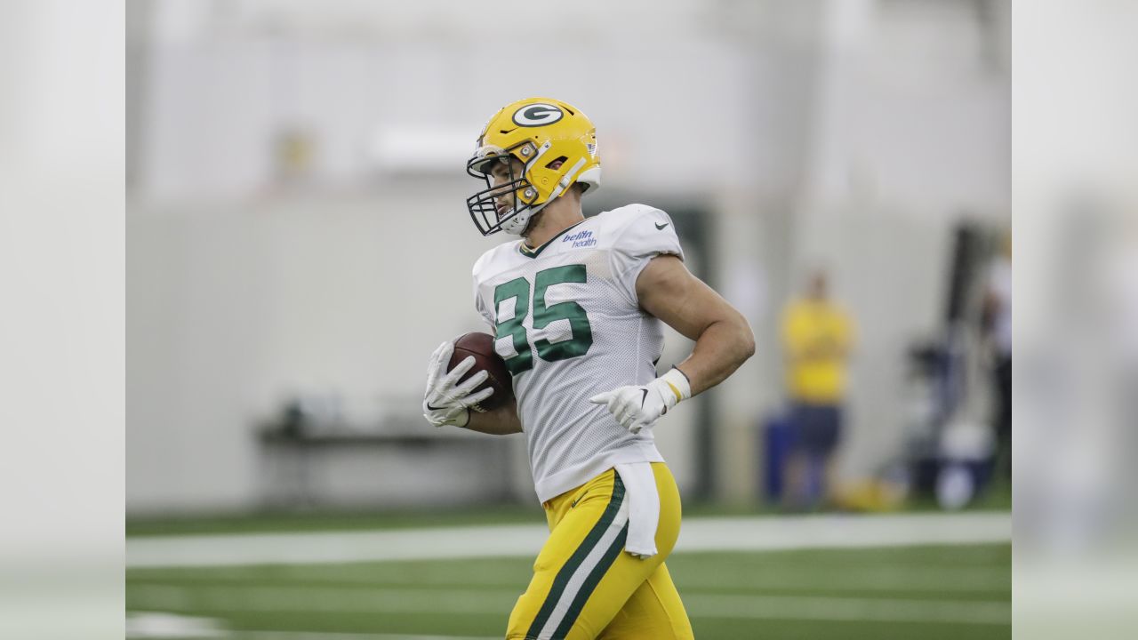 Green Bay Packers defensive end Dean Lowry (94) is blocked by Detroit Lions  offensive tackle Penei Sewell (58) during the first half of an NFL football  game Sunday, Nov. 6, 2022, in