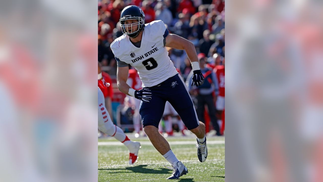 Senior Linebacker Kyler Fackrell Balances Football, Fatherhood and School -  Utah State University Athletics