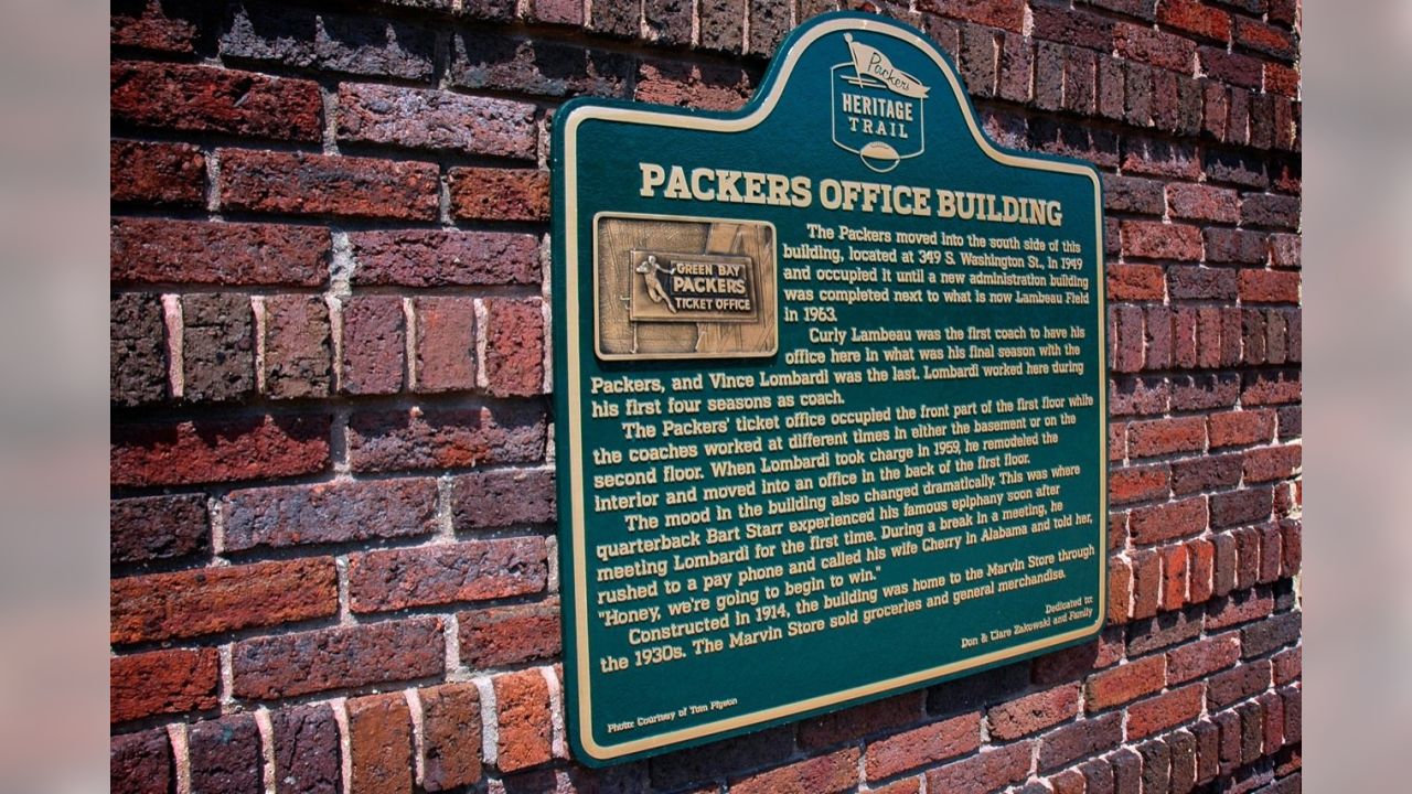 Heritage Trail Plaques  Green Bay Packers Hall of Fame & Stadium