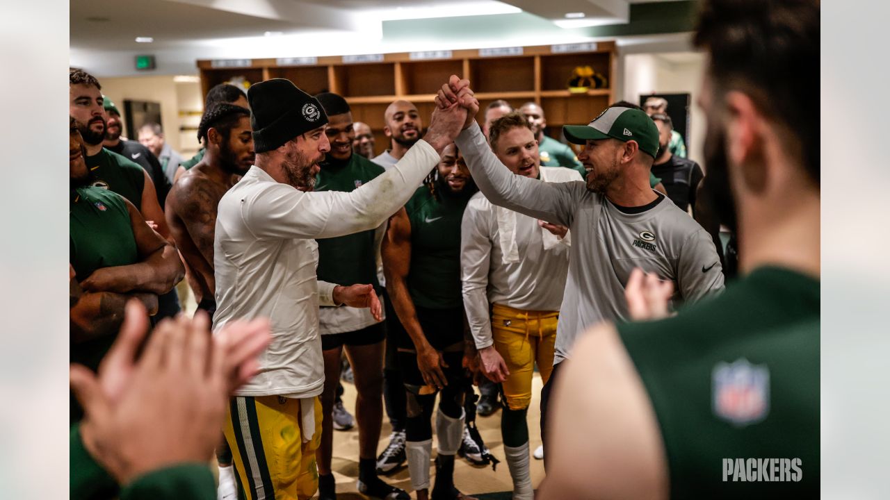 Locker Room Pass: Packers celebrate MNF victory over Rams