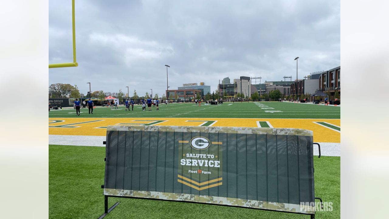 Packers host Salute to Service flag football tournament at Titletown