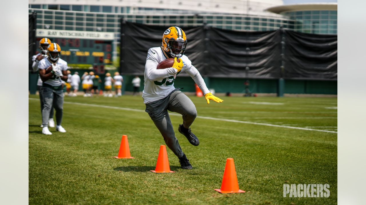 Photos from Green Bay Packers OTA workouts at Ray Nitschke Field