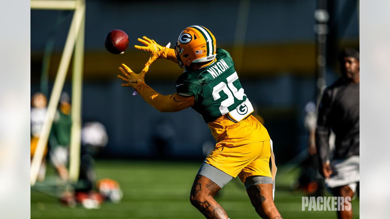 Green Bay Packers Keisean Nixon (25) during an NFL football game Sunday,  Jan. 1, 2023, in Green Bay, Wis. (AP Photo/Mike Roemer Stock Photo - Alamy