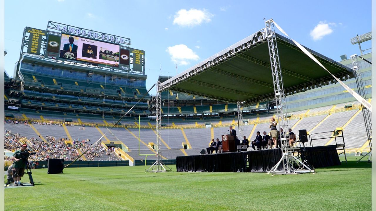 Lambeau Field, section 102, home of Green Bay Packers, page 1