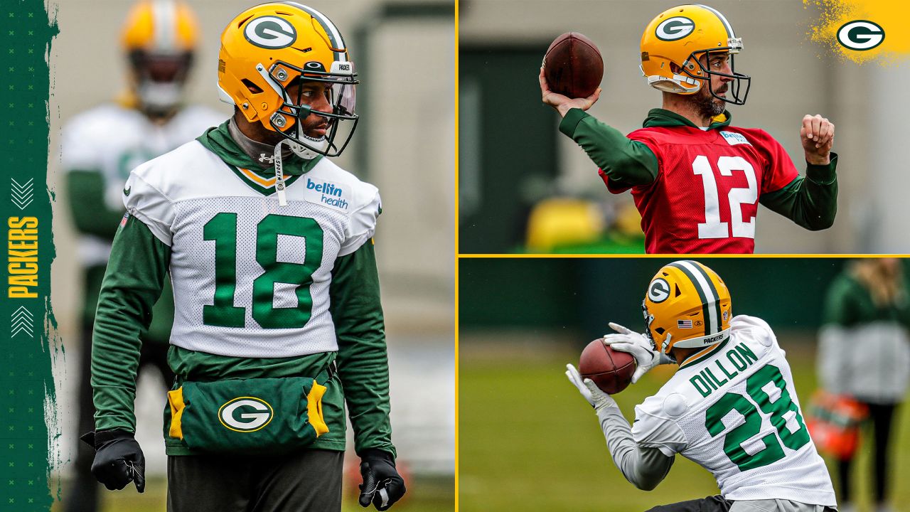 AJ Dillon Conducts the Packers Orchestra after Touchdown Run