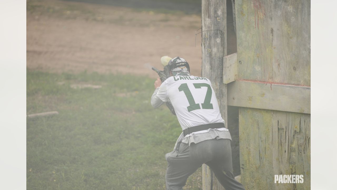 Photos: Packers hit paintball course for team-building exercise