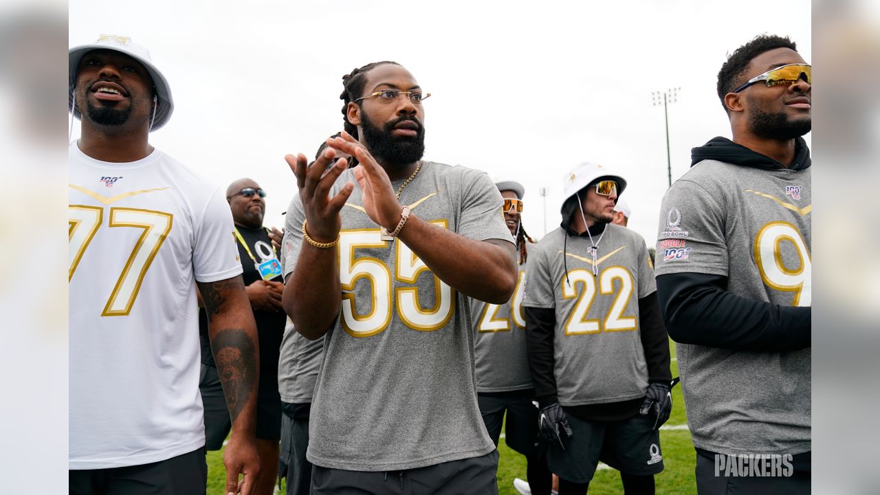 Za'Darius Smith, Davante Adams & Kenny Clark sign autographs at Pro Bowl  practice