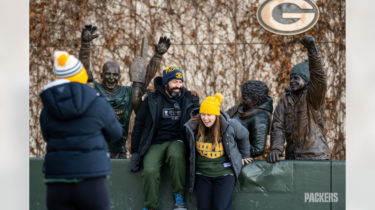 Packers fans celebrate Christmas at Lambeau Field