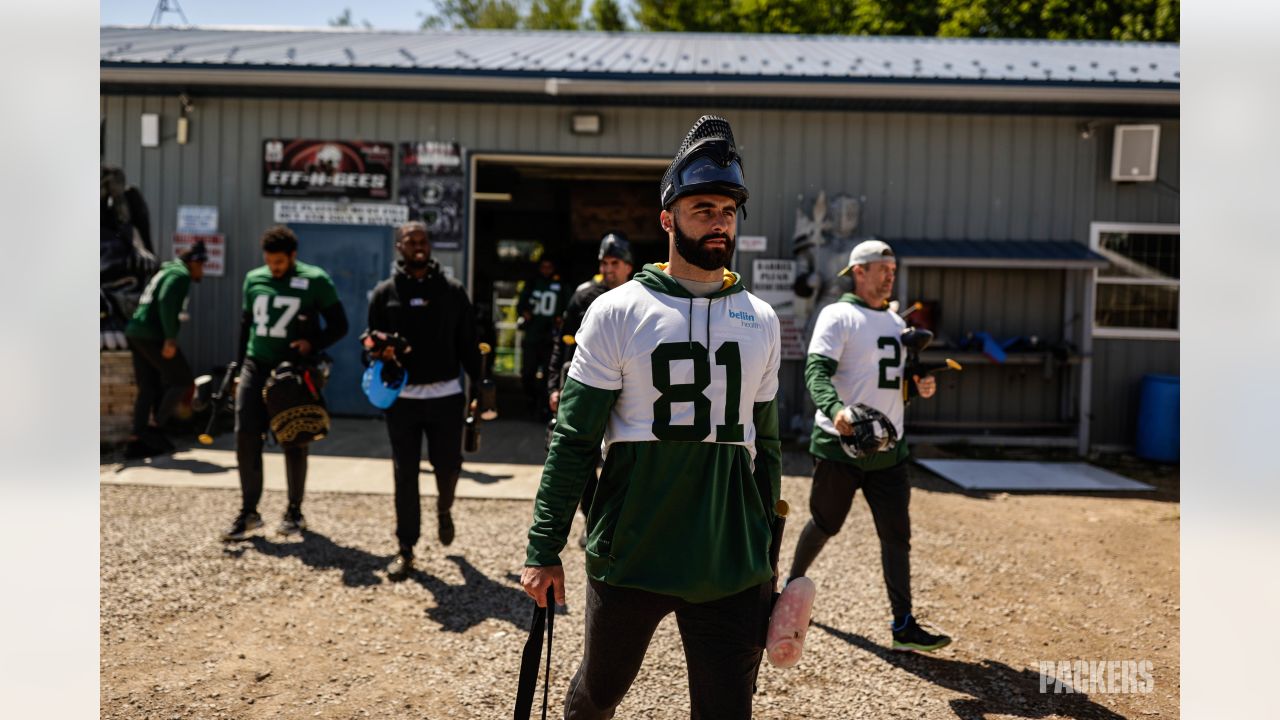 Photos: Packers hit paintball course for team-building exercise