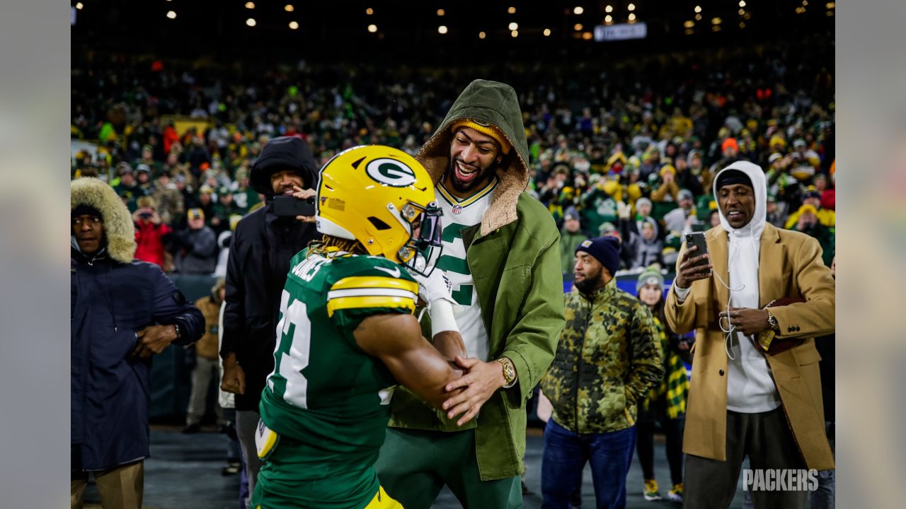 Lil Wayne partied at Lambeau Field for the Green Bay Packers' playoff win  against the Los Angeles Rams